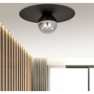 Solar 1 Sort/Grafit loftslampe - Ø14 cm, E14, 230V, uden lyskilde