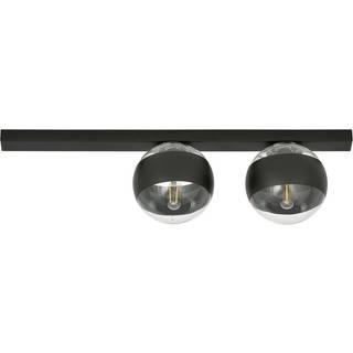 Fit 2 Sort/Stribe loftslampe - Ø14 cm, E14, 230V, uden lyskilde