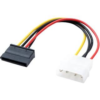 Eletra SATA 15P F - Big F 12Cm strømkabel ➞ På lager - klar til levering