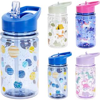 Vandflaske m. motiv (450ml) - flere varianter - assorteret (På lager i butik)