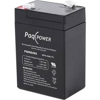 Paqpower Blybatteri 6V/4,5Ah T1 Solar Select