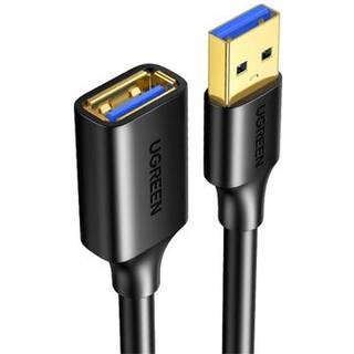 Ugreen USB 3.0 Han/Hun Forlængerkabel - 2m - Sort