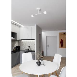 Halo 2 Hvid loftslampe - GX53, 230V, uden lyskilde
