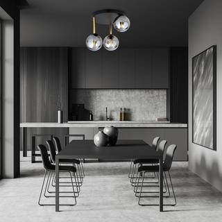Dolce 3 Sort/Grafit loftslampe - Ø14 cm, E14, 230V, uden lyskilde