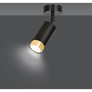 Hiro 1 Sort/Guld loftslampe - GU10, 230V, uden lyskilde
