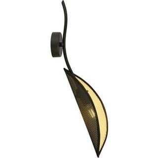 Lotus K1 Sort/Guld væglampe - Ø12 cm, E14, 230V, uden lyskilde