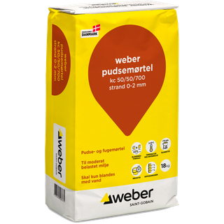 Weber  receptmørtel 18kg kc 50/50/700 0-4mm tages ej retur