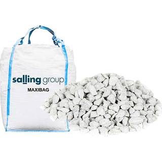 Hvide granitskærver 8-11 mm bigbag 1500 kg
