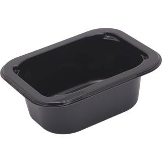 Bakke C 2099-1A 9,9x7,4x3,5cm 130ml CPET 1-rums sort