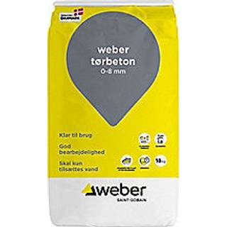 Weber tørbeton 0-8mm 18 kg
