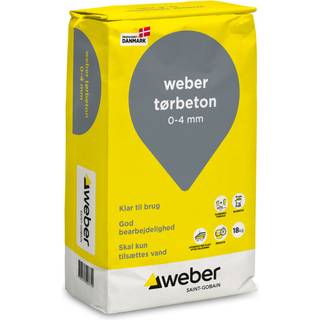 Weber tørbeton 0-4mm 18 kg