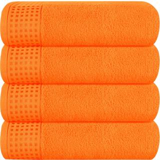 Glamburg Ultra Soft 4 Pack Oversized badeh?ndkl?de S?t 27x54 tommer 100% bomuldsbadeh?ndkl?der meget absorberende kompakt quickdry & letv?gtsh?nd