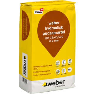 Weber hydr. puds kkh 35/65/500 0-2mm 18kg tages ej retur