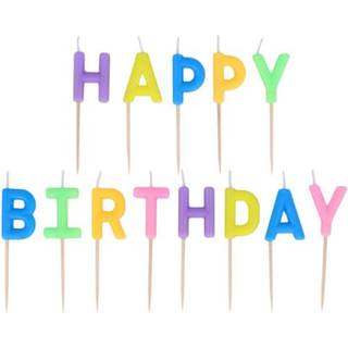 My Little Day kagelys Happy birthday multicolor