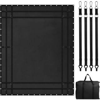 Vevor vandtæt lastet net 120 i x 105 i Heavy Duty Truck Cargo Net- (WLL) 700 kg 4 Justerbare stropper med karabinere & S-Hooks Truck Bed Cover ti