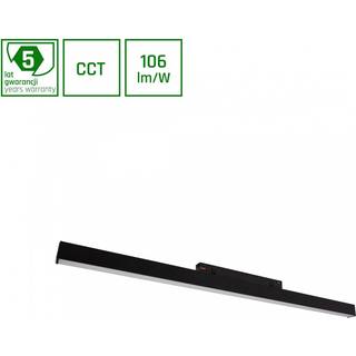 System Shift CCT- Line M Lineær Armatur 17W - 602x23x42mm, 100°, Sort, CCT Switchw - Kulør : CCT (Varm til Kold Hvid)