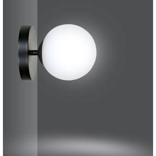 Halldor K1 Sort væglampe - Ø15 cm, E14, 230V, uden lyskilde