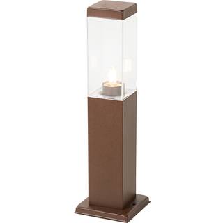 Smart udendørs pullertlampe rustbrun 45 cm inkl. P45 - Malios