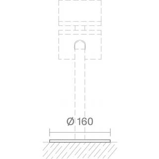 KLEWE Stativ til HELIOSTEPPER, antracit, stål, 16 cm