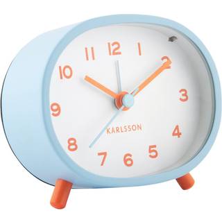 Karlsson Cheeky Oval Vækkeur KA6025LB - Unisex - Quartz