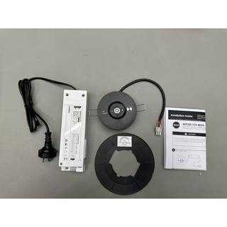 LED nødbelysning spot til loft, 3W - 3 timers batteri, Hul:Ø7,5-12,5cm, Philips LED, Sort