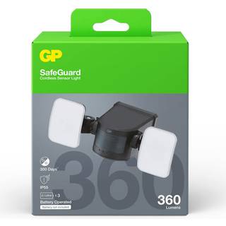 GP Safeguard RF1.2+ projektørvæglampe m/sensor