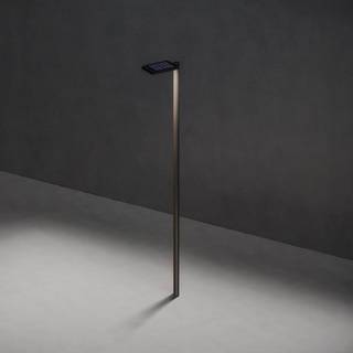 KLEWE LED-solcellelampe LINK uden stang, antracit, IP65