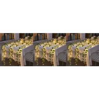 LED Lyskæde 10M 100-LED med Blade - 3x Pakke