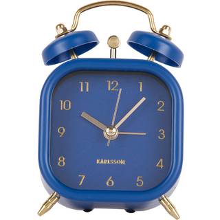 Karlsson Glam Square Vækkeur KA5921DB - Unisex - Quartz