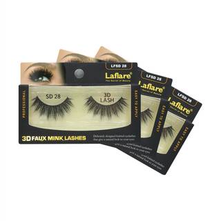 Laflare silke vipper 3d faux mink øjenvipper lys genanvendelig håndlavet naturlig udseende professionel let at anvende øjenvipper i en strikket s