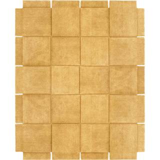 Design House Stockholm Basket Tæppe 245x300 Cm - Ensfarvede tæpper Uld Yellow Ochre - 2503-2000