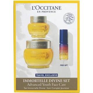 L'Occitane Immortelle Face Care Set Eye Balm 15ml/Divine Cream 50ml/Overnight Reset Oil 5ml
