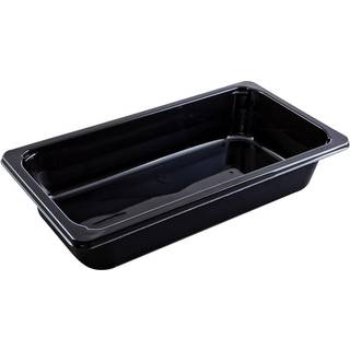 Bakke, C 2326-1B, 32,4x17,6x6cm, 2385 ml, sort, CPET, 1-rums, standard serie, 1/3 GN