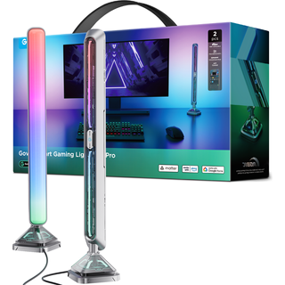 Govee Smart Gaming Light Bars Pro - Tresidet Design - Gennemsigtig / Metal