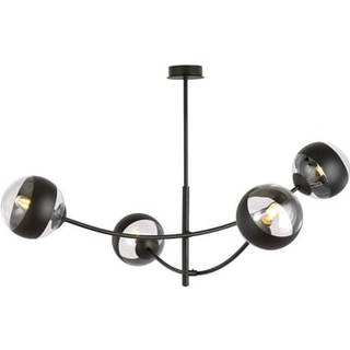 Hunter 4 Sort/Stribe loftslampe - Ø14 cm, E14, 230V, uden lyskilde