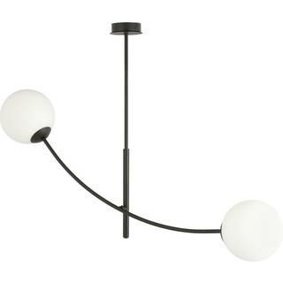 Hunter 2 Sort/Opal loftslampe - Ø15 cm, E14, 230V, uden lyskilde