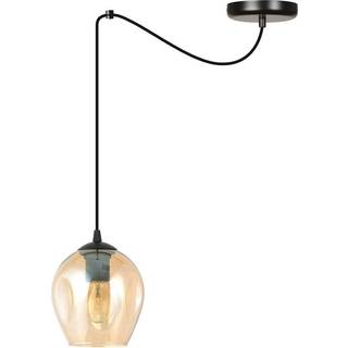 Level 1 Sort/Rav pendellampe - Ø14 cm, E27, 230V, uden lyskilde