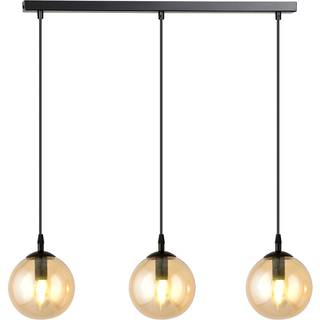 Cosmo 3 Sort/Rav pendellampe - Ø14 cm, E14, 230V, uden lyskilde