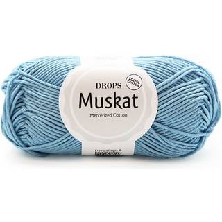 Drops Muskat garn - Lyseblå