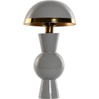 Bordlampe Home ESPRIT Grå Gylden