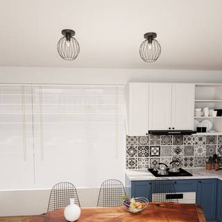Nest 1 Sort loftslampe - Ø24 cm, E27, 230V, uden lyskilde