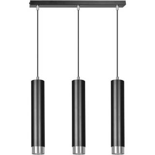 Kibo 3 Sort/Krom pendellampe - GU10, 230V, uden lyskilde