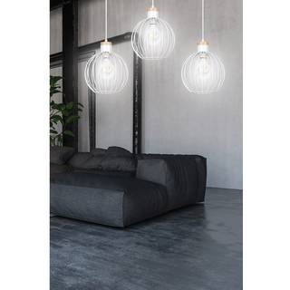 Barbado 3 Hvid pendellampe - E27, 230V, uden lyskilde