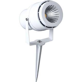 12W LED Havelampe - 3000K, Hvid, hus - Kulør : Varm