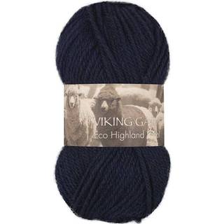 Viking Eco Highland Wool 226 Marine Indhold: 100% Uld Vægt/længde: 50 gram = ca. 110 meter Anbefalede pinde: 4-4.5 mm Strikkefasthed: 10 cm = 20 m Vask: Finvask Max 30 ºC / Tørres fladt.