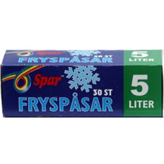 3 x Spar Fryseposer 5 liter