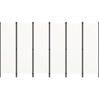 3-Panels Rumdeler 150 X 180 Cm - 6 / Hvid