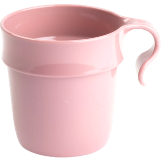 Kaffe/tekop i plast Nordiska Plast, gammelrosa, 30 cl / 300 ml