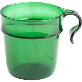 Kaffe/tekop i plast Nordiska Plast, flaskegrøn, 30 cl / 300 ml
