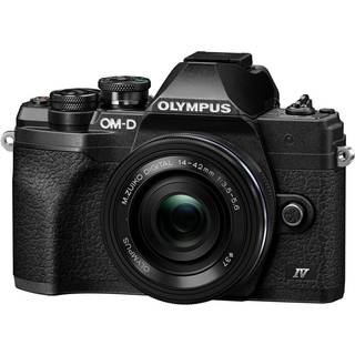 Olympus OM-D E-M10 IV Sort + 14-42mm F3.5-5.6 EZ + Gratis Batteri (Kampagne)